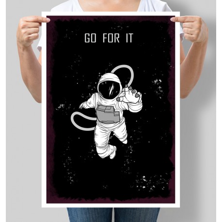 Постер мотивуючий Go for it
