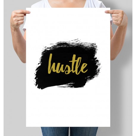 Постер мотивуючий Hustle (Дій!)