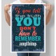 Постер мотивуючий If you tell the truth you don`t have to remember