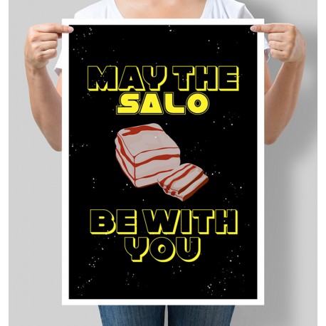 Постер мотивуючий May the salo be with you