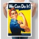 Ретро плакат We can Do it