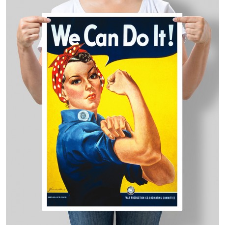 Ретро плакат We can Do it