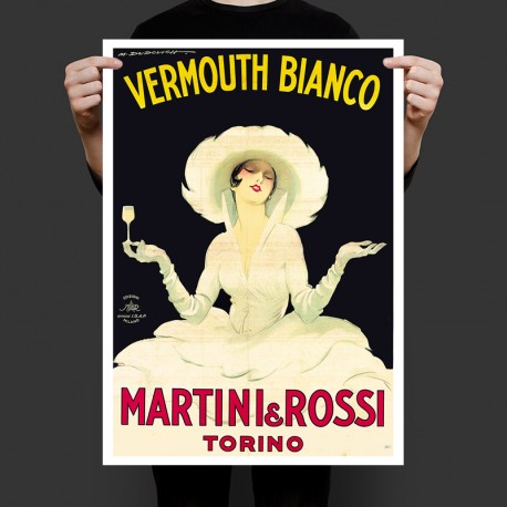Вінтажний постер Martini & Rossi Torino