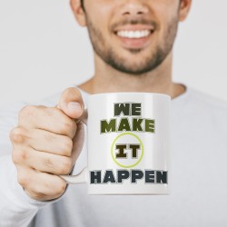 Чашка мотиваційна We make IT happen