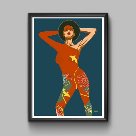 Дизайнерський постер Red diva