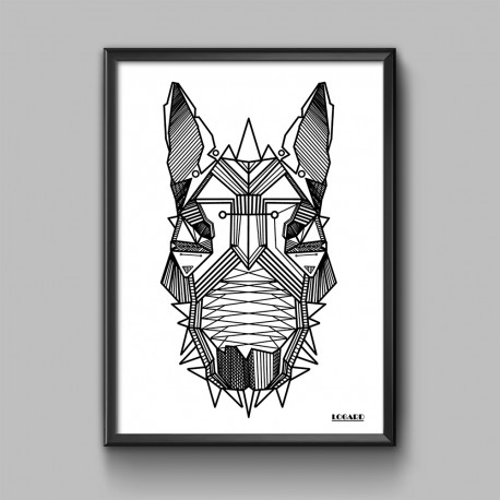 Дизайнерський постер Dog