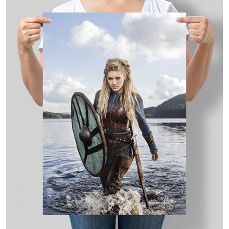Плакат Лагерта серіал Вікінги Lagertha Vikings