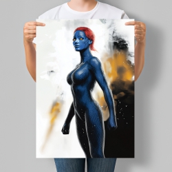 Постер супергероїня Містік. Fan art. Серія Superheroine Collection