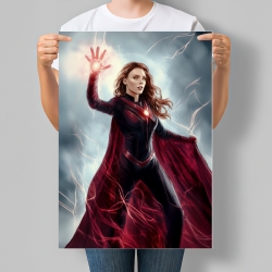 Постер супергероїня Містік. Fan art. Серія Superheroine Collection