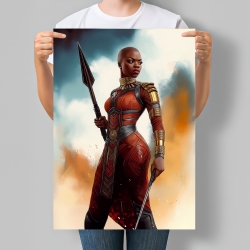 Постер супергероїня Marvel Окоє. Fan art. Серія Superheroine Collection