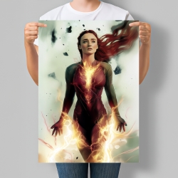 Постер супергероїня Marvel Джин Ґрей (Фенікс). Fan art. Серія Superheroine Collection