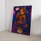 Постер у стилі ляльки Bratz Дівчинка в костюмі Тигра