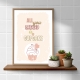 Постер мотивуючий All you need is a cupcake