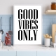 Постер мотиваційний GOOD VIBES ONLY