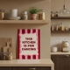 Мотиваційний постер This Kitchen Is For Dancing Ця кухня створена для танців
