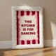 Мотиваційний постер This Kitchen Is For Dancing Ця кухня створена для танців