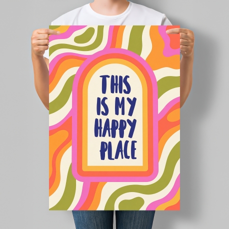 Постер для дому This Is My Happy Place Це моє щасливе місце
