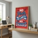 Постер мотиваційний No Fear No Limits No Excuses
