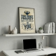 Мотиваційний постер The Best Project You'll Ever Work On Is You