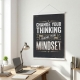 Мотиваційний постер Change Your Thinking Change Your Mindset