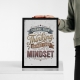 Мотиваційний постер Change Your Thinking Change Your Mindset