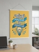 Мотиваційний постер Think Positive Be Positive