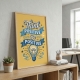 Мотиваційний постер Think Positive Be Positive
