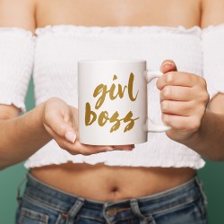 Чашка з мотиваційним слоганом Girl boss