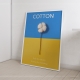 Патріотичний постер Cotton Бавовна