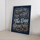 Постер Either you run the day, or the day runs you. Jim Rohn