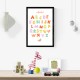 Постер для дитячої кімнати Alphabet