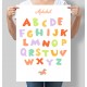 Постер для дитячої кімнати Alphabet