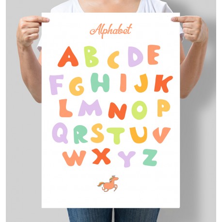 Постер для дитячої кімнати Alphabet