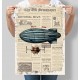Постер Zeppelin ретро