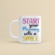 Чашка Start your morning with a smile