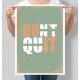 Постер мотивуючий Don`t quite