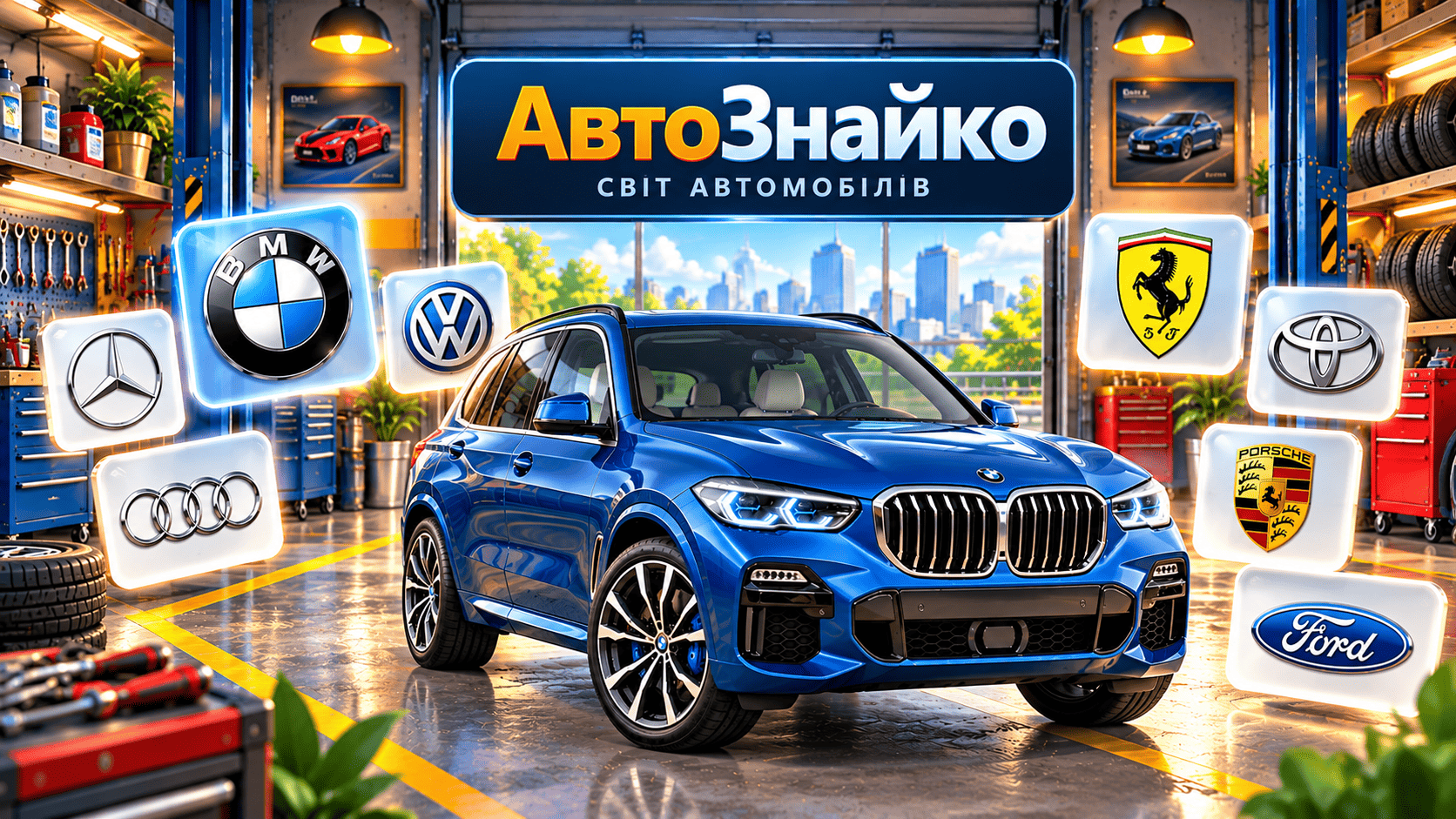 Автознайко: 60 автомобільних марок