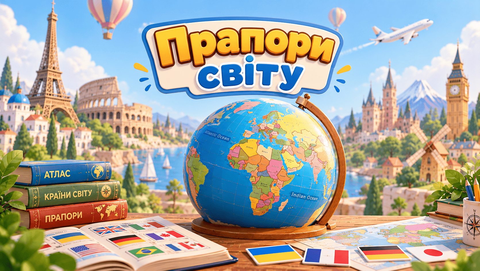 Прапори світу: 60 країн